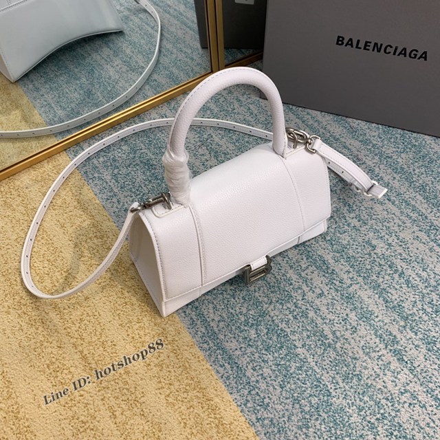 Balenciaga專櫃爆款手提肩背女包 巴黎世家鑽石紋s小號Hourglass沙漏包 fyj1025